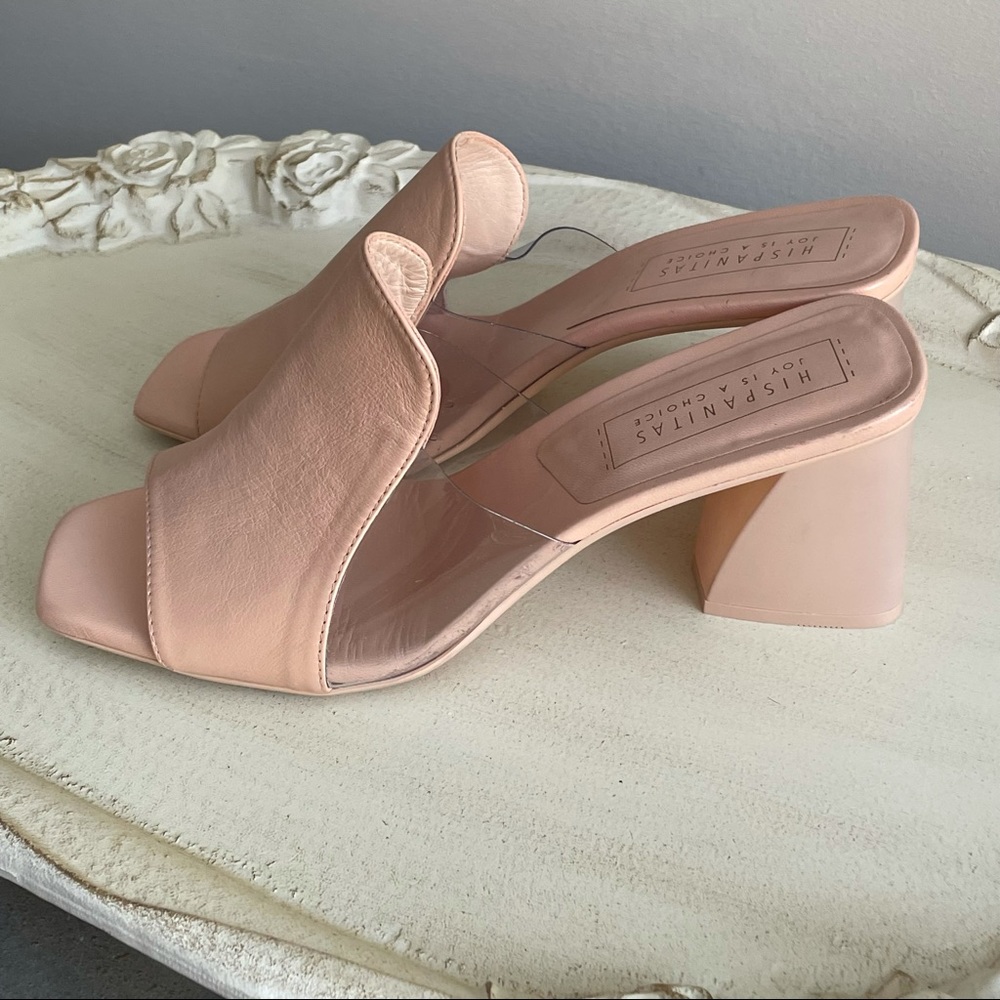 Hispanitas Joy is a choice PRAGA Leather Women’s Slide Sandals Size 41